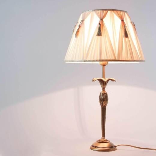 Jugendstil Tischleuchte Weiß