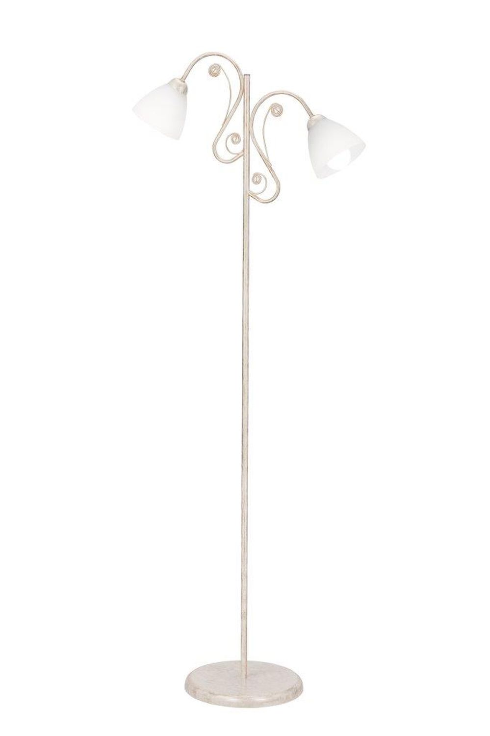 Stehlampe Shabby Weiß Rustikal 150cm Wohnzimmer