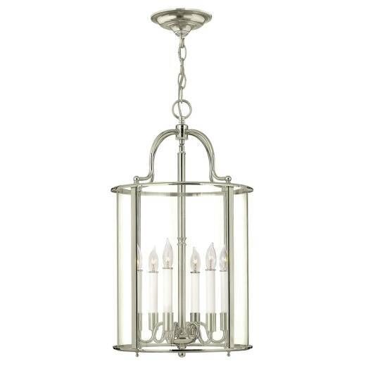 Hängelampe Metall Glas Jugendstil AVELINE