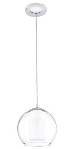 Elegante Hängeleuchte Bolsano Weiß Ø20cm