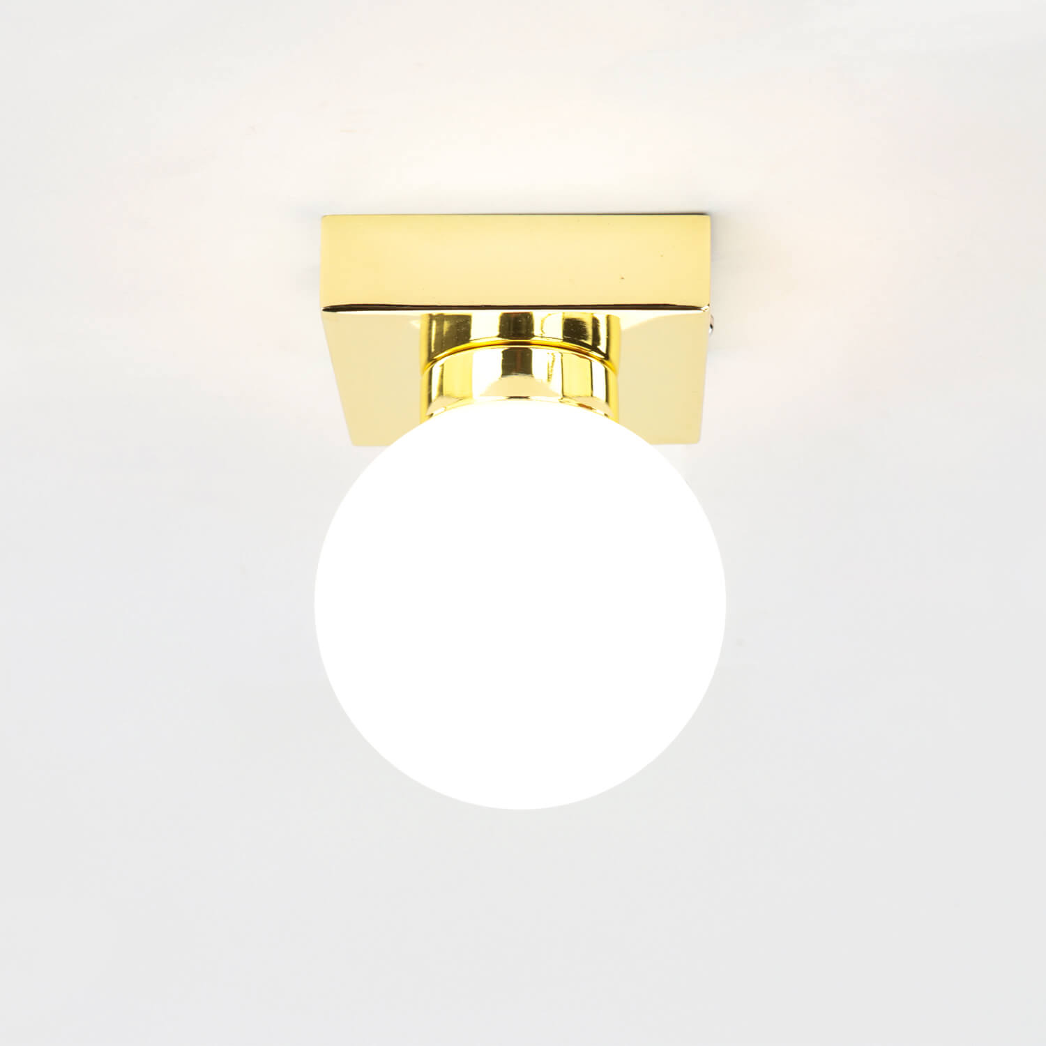 Badlampe in Gold Weiß STAR Wand Decke