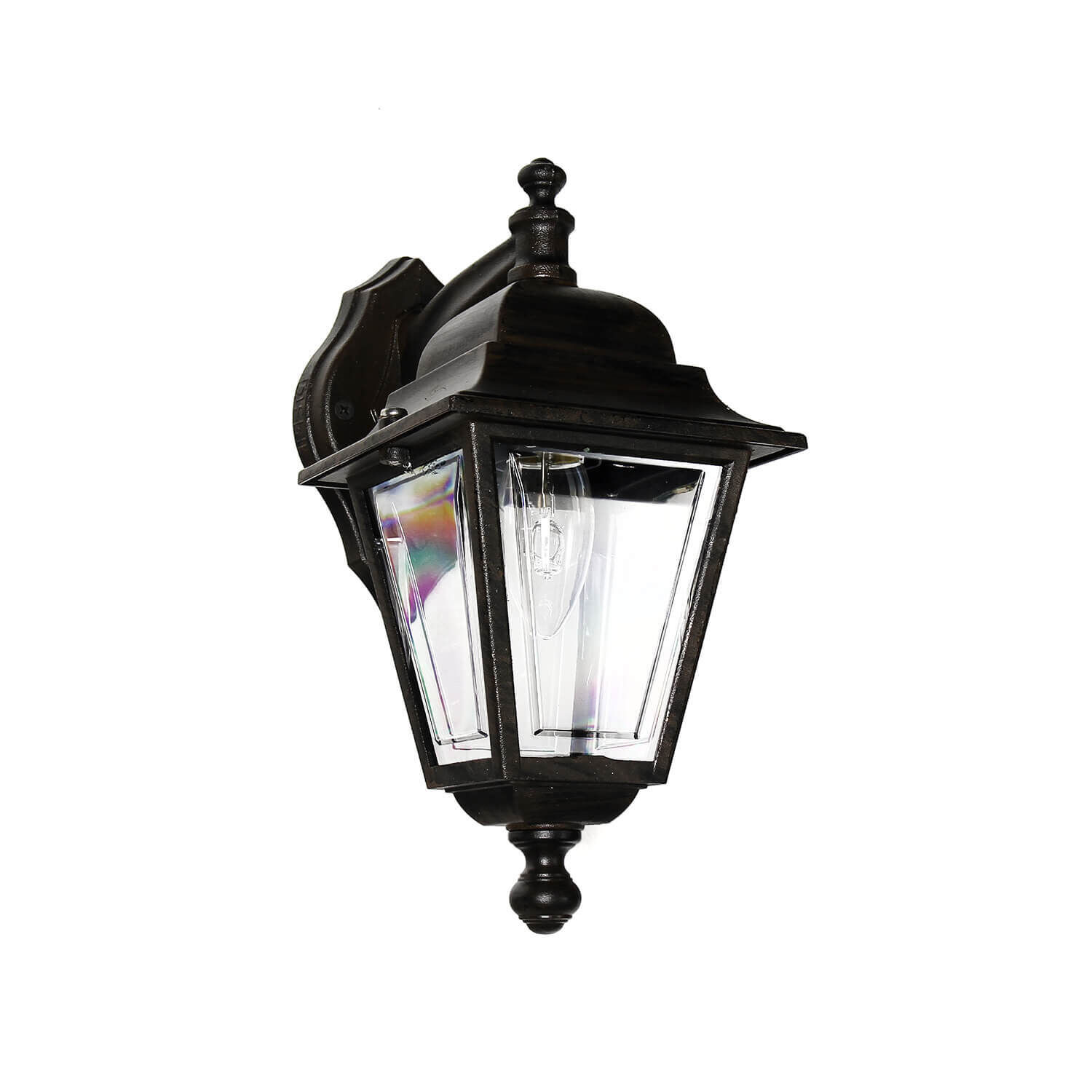 Vorschau Schwarze Außenlampe Aluminium IP44 Rustikal E27