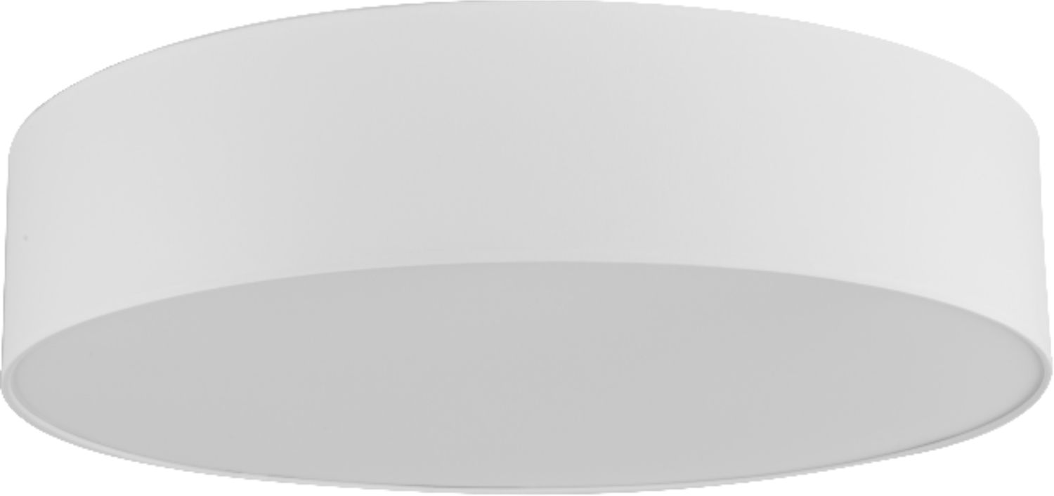 Deckenleuchte Weiß Ø60cm Stoff Wohnzimmer Lampe