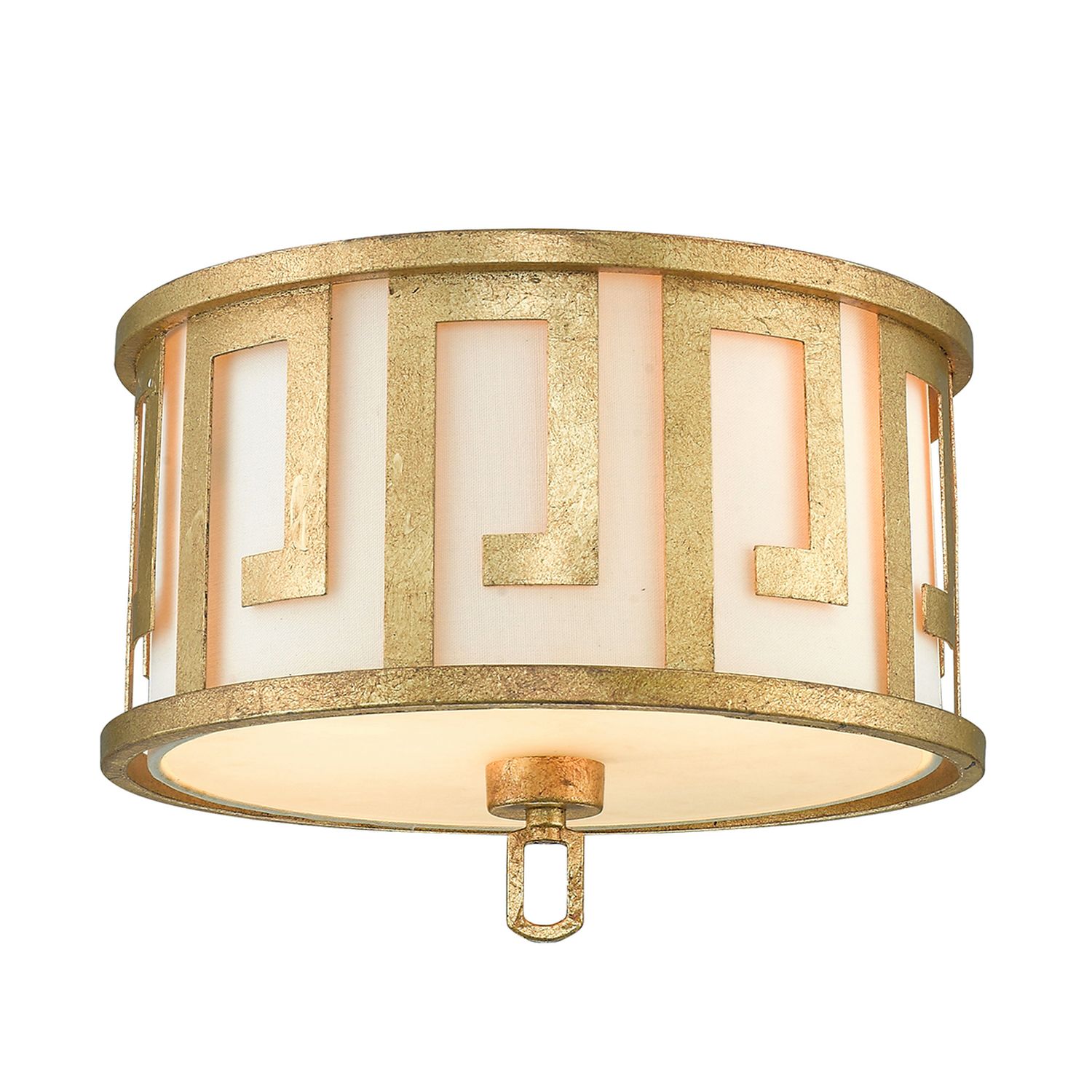 Deckenlampe Vintage Mediterran in Creme Gold AIROSO