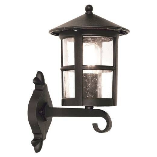 Wandlampe Schwarz IP43 Rustikal Hof Haus dekorativ