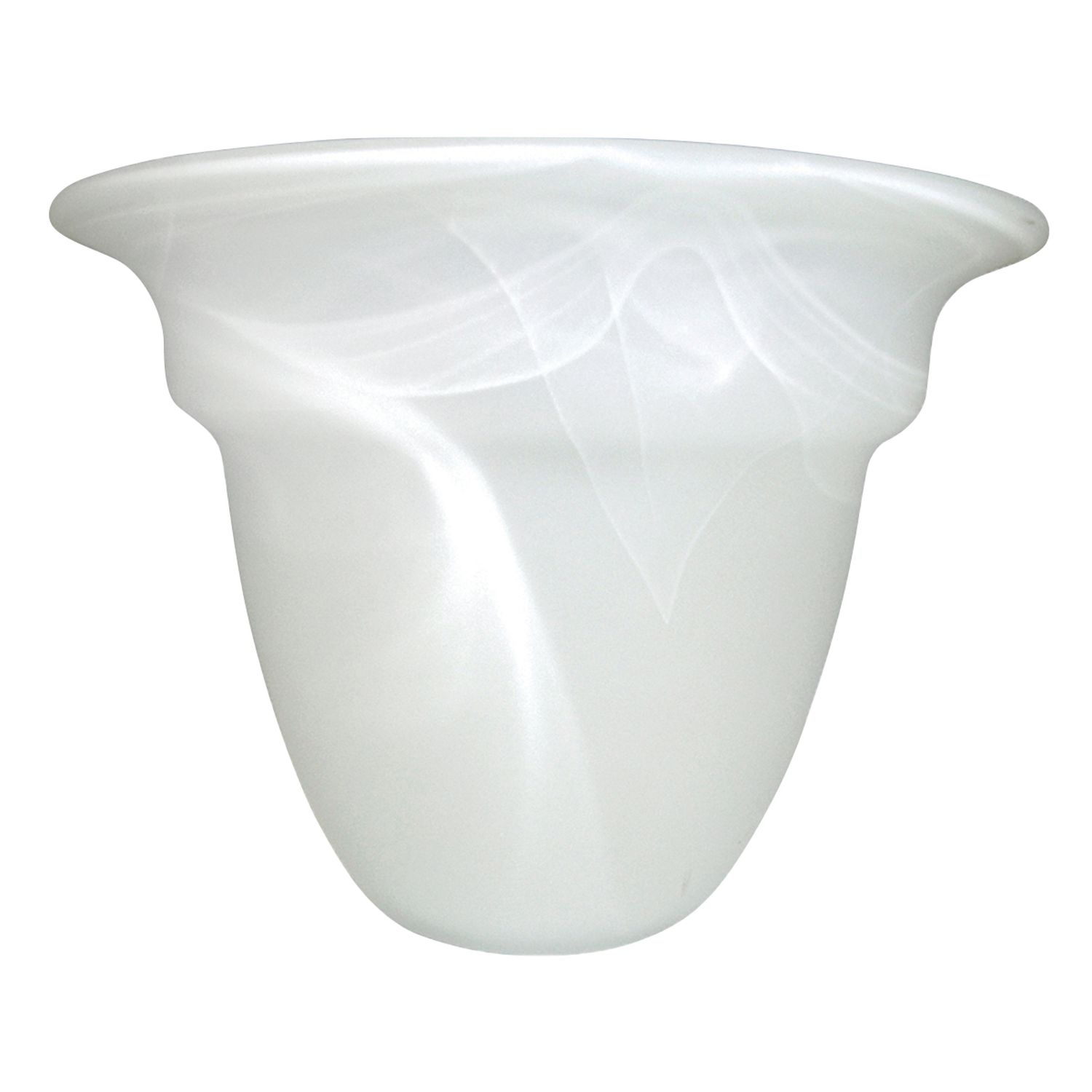Lampenschirm Weiß Alabaster Glas Kelch für E14