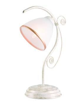 Tischlampe Shabby Metall Jugendstil Leuchte