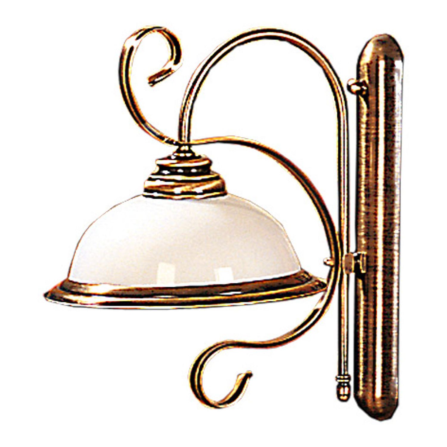 Wandlampe Messing Glas Jugendstil Antike Lampe