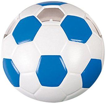 Fussball Wandleuchte fürs Kinderzimmer blau/weiß