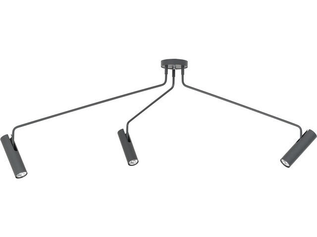 Spot Deckenleuchte Graphit 3-flmg.