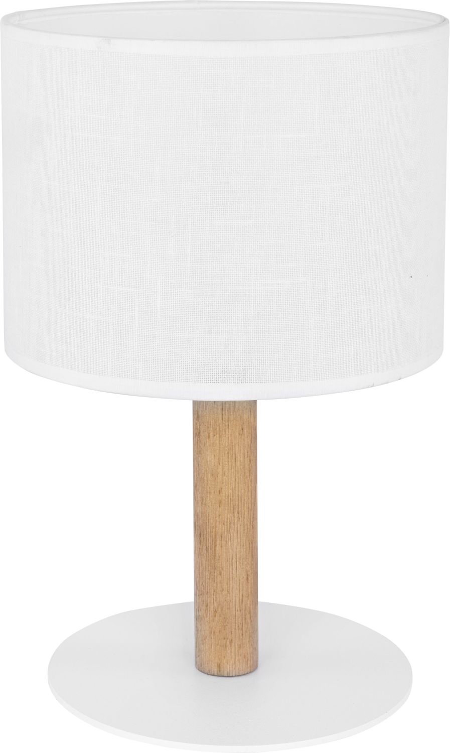Tischlampe Weiß Holz SEYA Wohnzimmer Bett Lampe