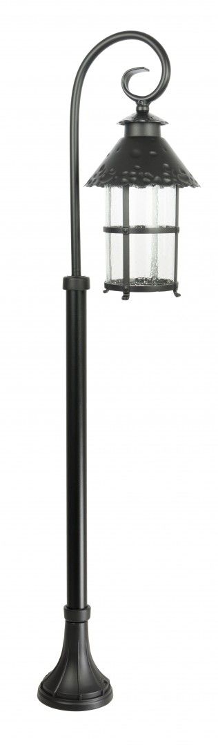 Rustikale Außenlampe Schwarz 116cm regenfest E27