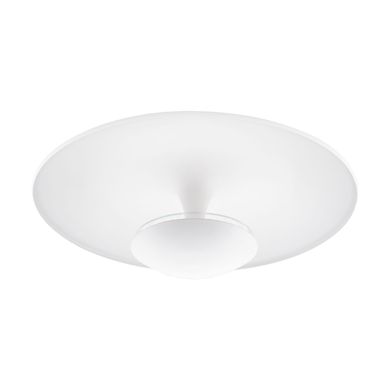 Runde LED Deckenleuchte Toronja Weiß Ø55cm