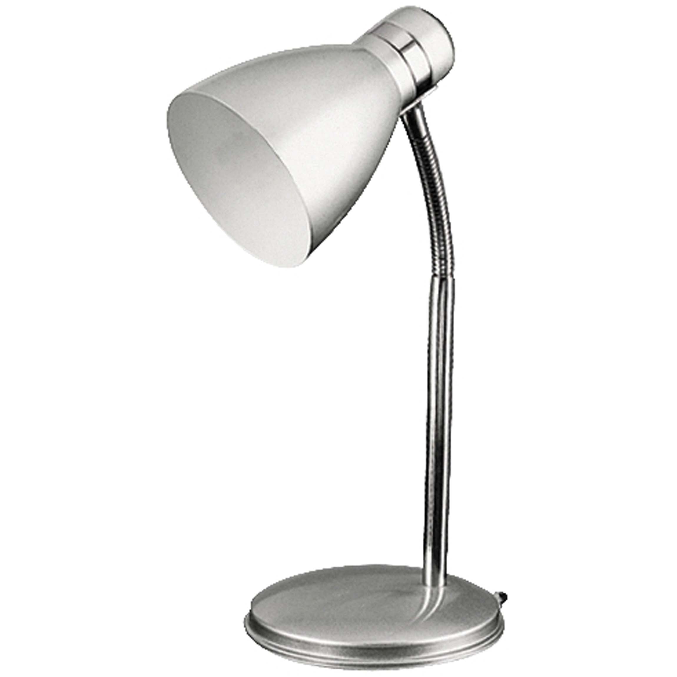 Tischlampe Modern in Silber