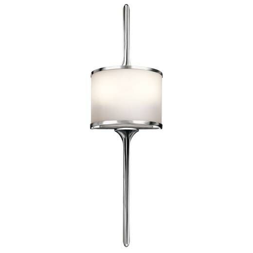 Wandlampe Bad in Chrom IP44 Leuchte ARYA B:17cm