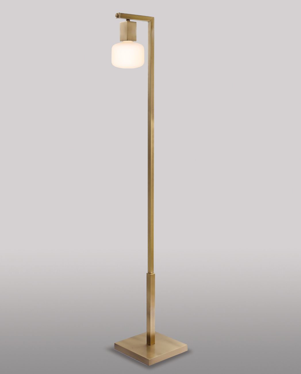 Wohnzimmer Stehlampe Messing inkl. LED klein Premium