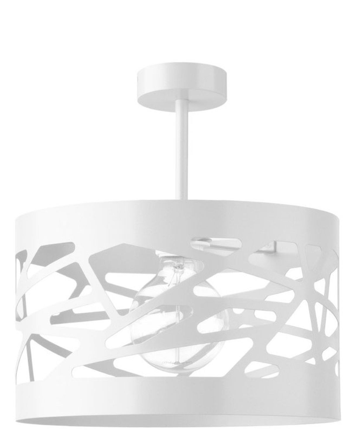 Weiße Deckenlampe Modern Metall Ferva