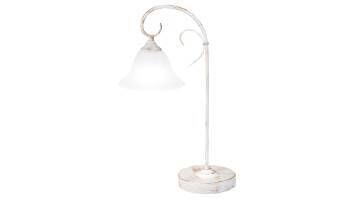 Nachttischlampe Weiß Schalter Jugendstil E27 Groß