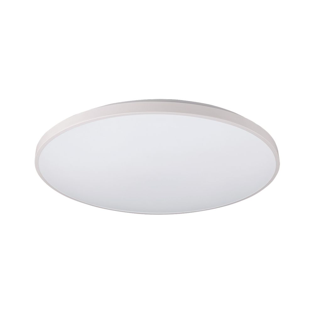 Weiße LED Deckenlampe blendarm IP44 64W flach LUKE