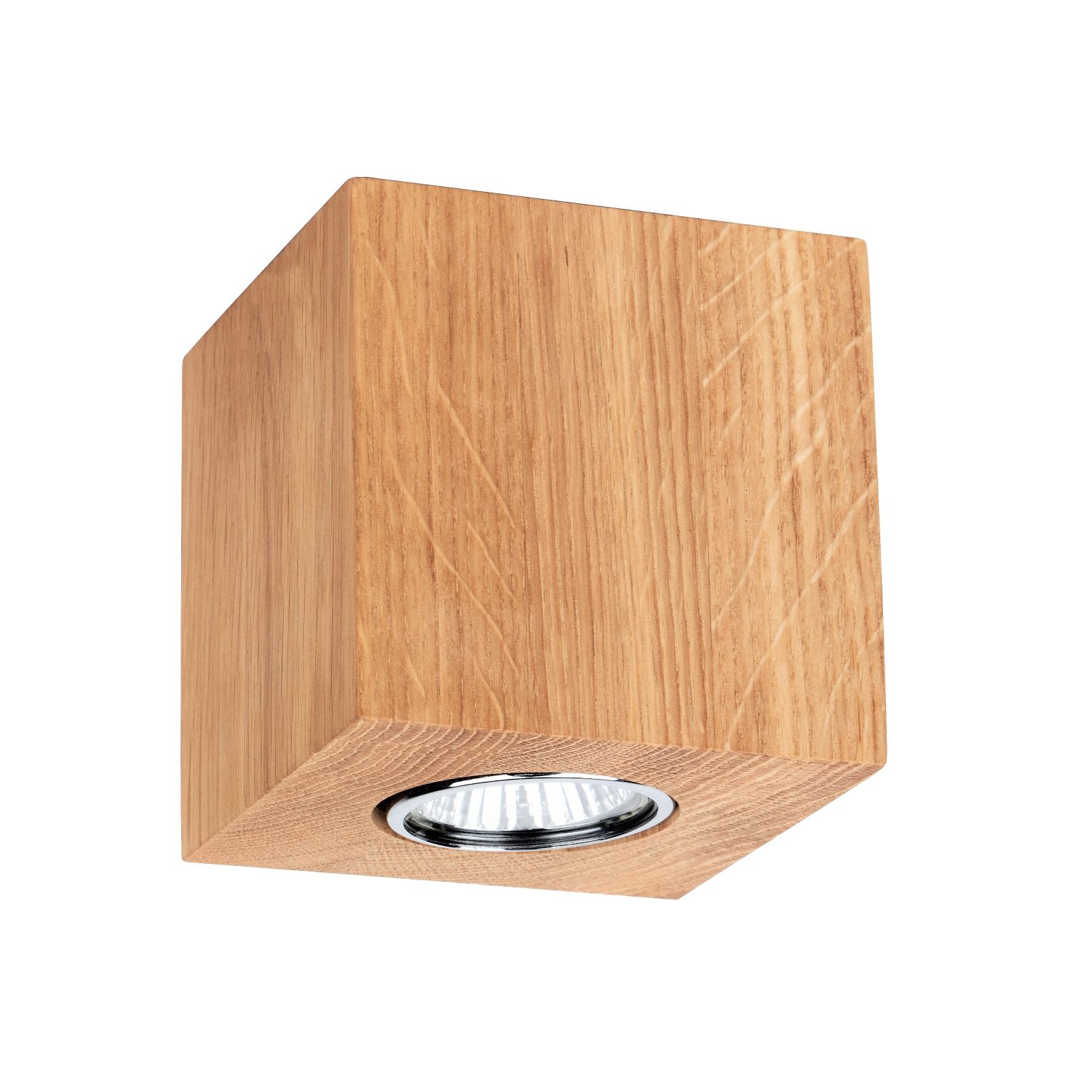 Deckenspot Holz mit LED GU10 flexible Beleuchtung