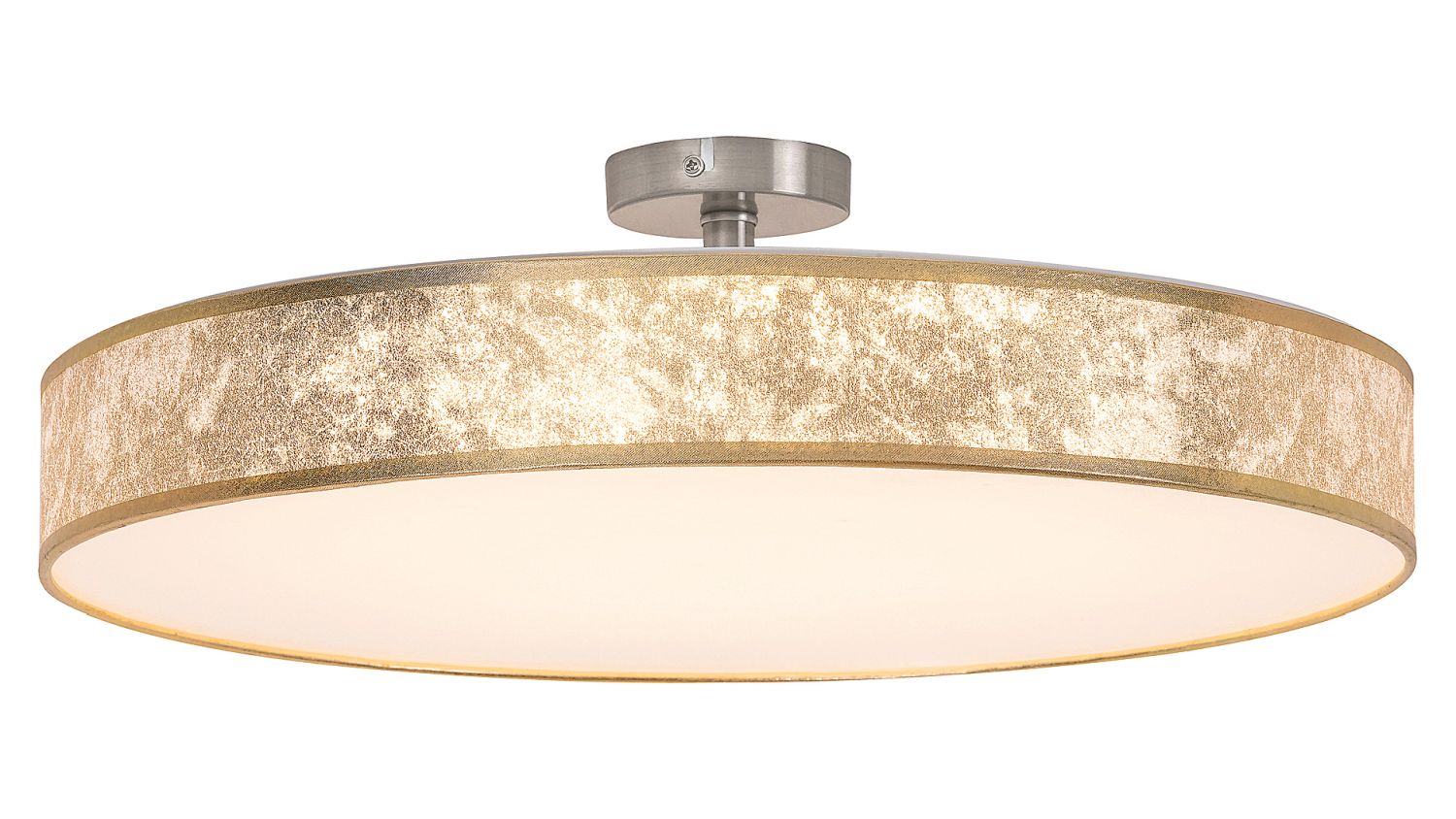 Dimmbare LED Deckenlampe in Gold blendarm 2300lm