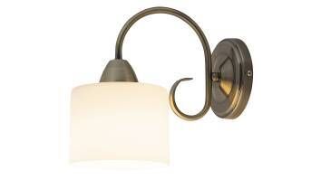 Wandlampe Jugendstil Metall in Bronze E27 blendarm