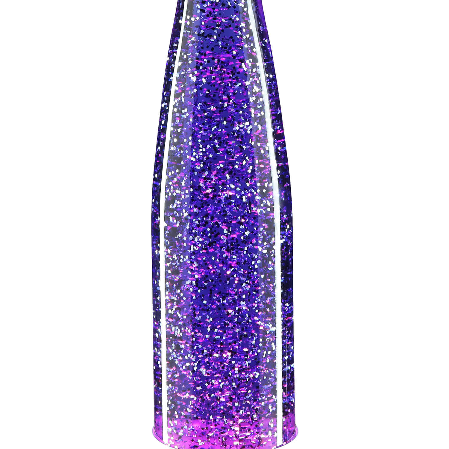 Licht-Erlebnisse Design Tischlampe Lila Glitter Weiß Mit Led Rahmen Weiss Matt Lila Glitter Licht Erlebnisse