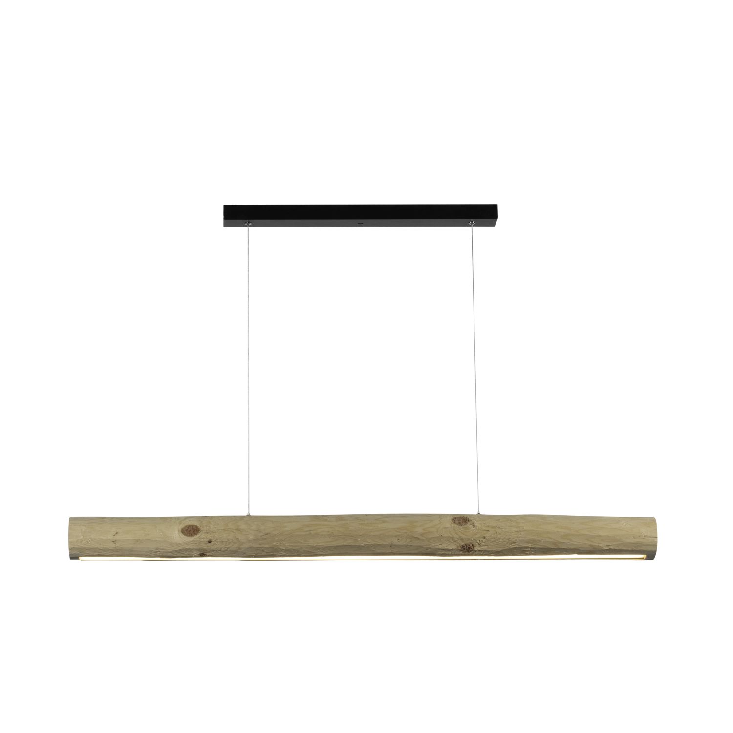 LED Hängelampe Touch dimmbar Holz 33W 115cm lang