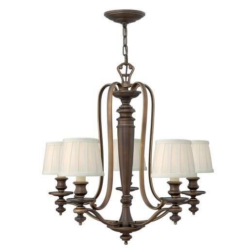 Rustikaler Kronleuchter ANABELL 2 5xE14 Lampe