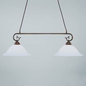 Jugendstil Hängeleuchte Messinglampen fürs Esszimmer Messing Antik