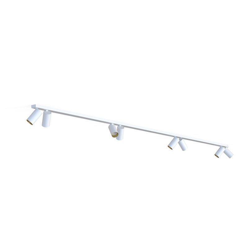 Licht-Erlebnisse Deckenstrahler – 6-flammig, Echt-Messing, 119 Cm Lang Für Gezieltes Licht